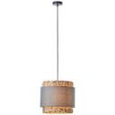 Pendelleuchte Till, beige, 140 x 35 cm, Textil Lampe