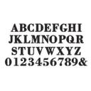 MDF bogstaver - Bodoni