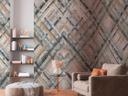 plaid tapet grå beige - non-woven tapet plaid art Livingwalls - mat og glat