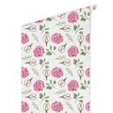 Tapet med mønster - akvarelblomster 04 - pink