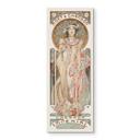 Acrylglasbild Mucha - Moët and Chandon: Dry Imperial - Panorama