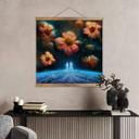 Tekstil plakat Heine - Livets oprindelse - Astro Cruise - Square