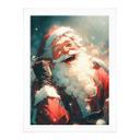 Póster de Papá Noel sonriente - Treechild