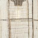 Pendelleuchte Paula, braun, 123 x 100 cm, Textil Pendelleuchte