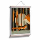 Plakat - Braun - Midnight Foxes