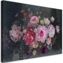 Canvasbillede, Vintage blomsterbuket