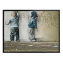 Plakat Banksy - Boys drawing