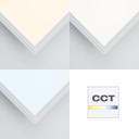 Deckenleuchte Albert, weiß, 39,6 x 39,6 cm, LED Panel, dimmbar