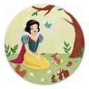 Tableau sur alu-Dibond rond Tohmé - Blanche-Neige