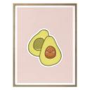 Póster Aguacate feliz