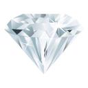 Muursticker diamant