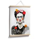 Póster Frida Kahlo retrato pop art - Jaszke