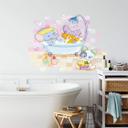 Muursticker De Vier Dierenvrienden - Wellness