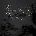 Sticker mural - Paradis pour les rêveurs + étoiles fluorescentes