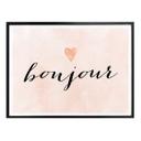 Póster Confetti & Cream - Bonjour