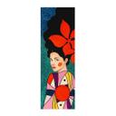 Tekstil plakat Woman with red flowers in her hair - Hülya