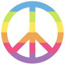 Muursticker Emoji Peace