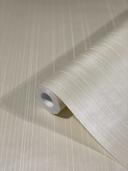 non-woven tapet med skinnende fine striber og linjer beige striber af Harald Glööckler