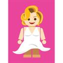 Papier peint photo Gomes - Jouets Marilyn Monroe - 192x260