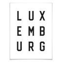 Póster - Tipografía Luxemburgo