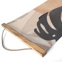 Tekstil plakat Boho Monstera plante i naturlige farver - Melloi Art Prints - Panorama