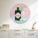 Dibond vægdekoration Gin og tonic-cocktail - Lizde – print på aluminium (Alu-Dibond)