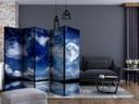 Paravent, Raumteiler freistehend, Trennwand - Magic Night II, 5-teilig - einseitig bedruckt - 225x172 cm
