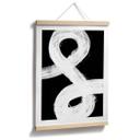 Póster 1X Studio - Juego de luces en blanco y negro