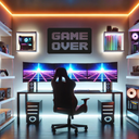 Game Over wallsticker