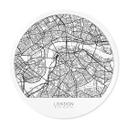 Póster Mapa de la ciudad de Londres - Redondo