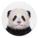 Tableau sur alu-Dibond rond Sisi & Seb - Baby Panda