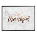 Plakat - Kobberoptik - Thankful