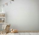 Ikke-vævet tapet tekstur moderne, shabby chic i hvid, køkken