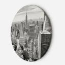 Rundt lærredsbillede New York skyskraber