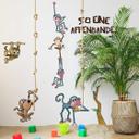 Sticker mural - Bande de singes