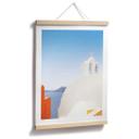 Póster Wride - Iglesia en Santorini