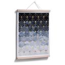 Frederiksson Plakat - Hexagons - Blue and Gold