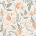 COSMOPOLITAN blomstertrend tapet creme abrikos - Ikke-vævet tapet blomster og blade