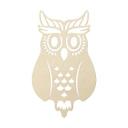 Décoration en bois - Hibou - Placage de peuplier