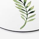Tableau sur alu-Dibond rond Kvilis—feuille de palmier