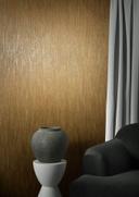 Ensfarvet non-woven tapet Natural Opulence brun