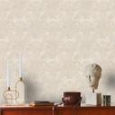 Papel pintado tejido-no tejido barroco vintage blanco, gris crema - papel pintado motivo con ornamentos