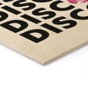 Cuadro de madera Tipografía Retro Disco Vibes - Kerr-Dineen