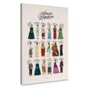 Lienzo Mujeres célebres de la literatura - Tohmé