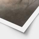 Poster Bosmagie in de ochtendnevel Beige - Ms Tiff