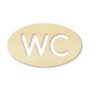 Décoration en bois - WC - Placage de peuplier