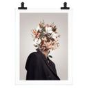Plakat Feminine blomster - Moth