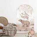 Wallsticker rundbuevægpanel Bjørnekongen - Kikki Belle - bred