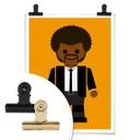 Póster Gomes - Pulp Fiction toy Jules Winnfield