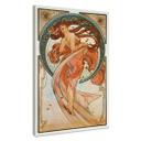 Canvasbillede kunsttryk - Mucha - Fire kunstarter: Dansen